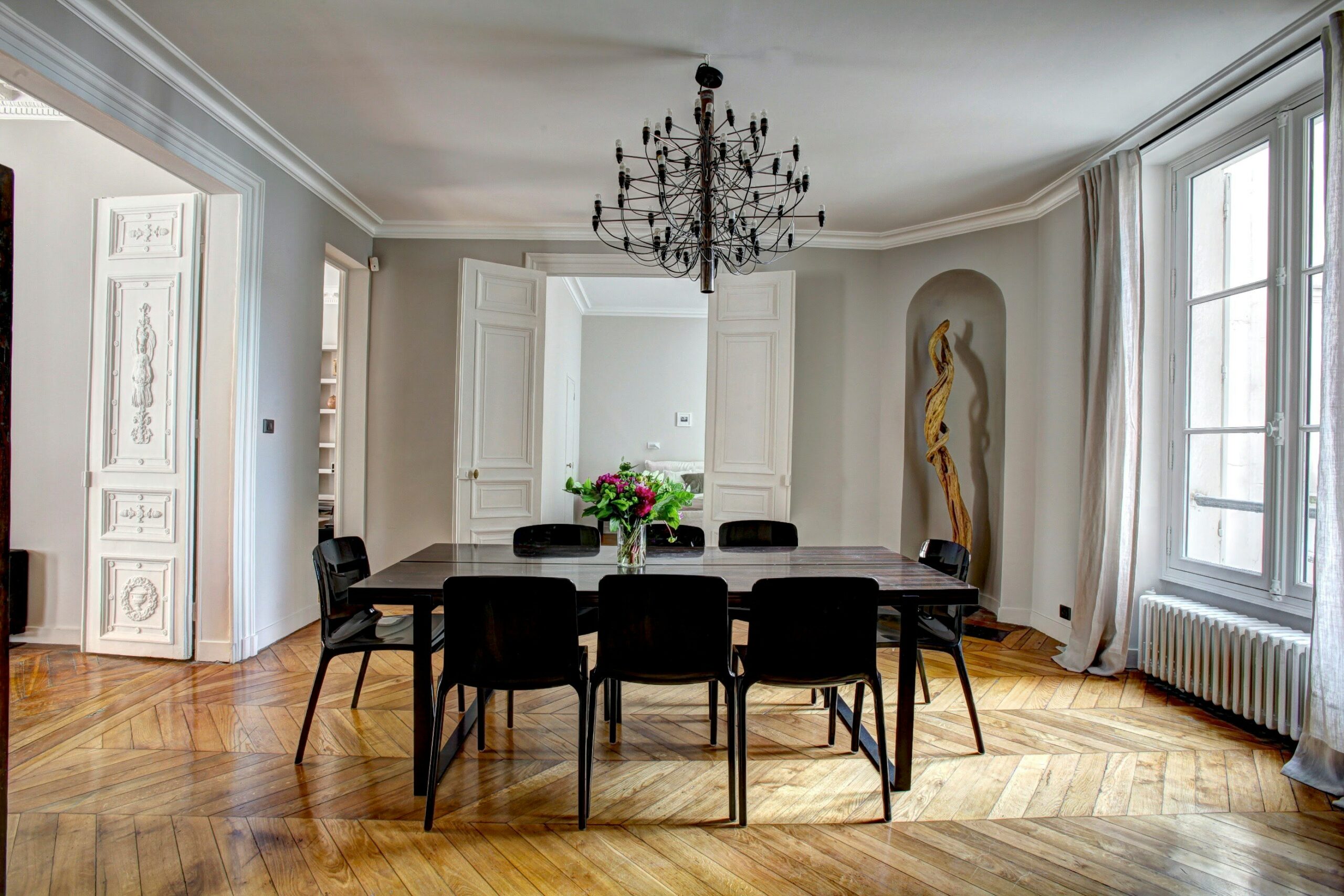 Family dinner table